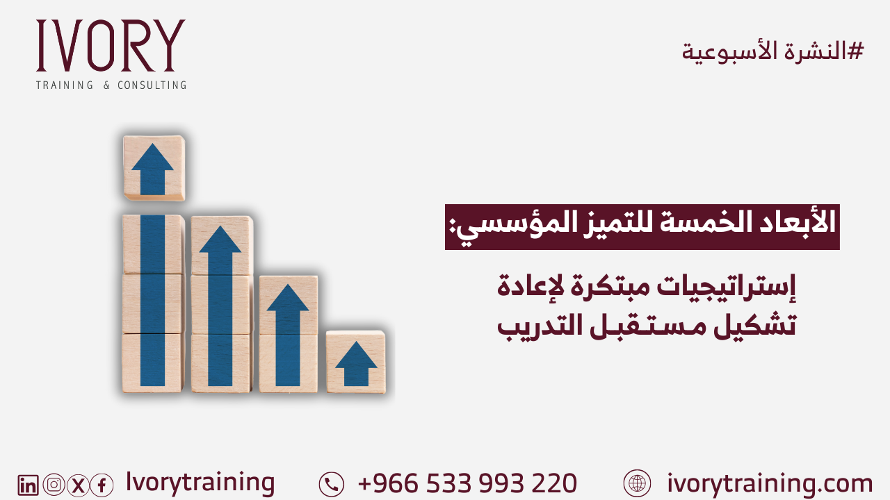 الأبعاد الخمسة للتميز المؤسسي: إستراتيجيات مبتكرة لإعادة تشكيل مستقبل التدريب