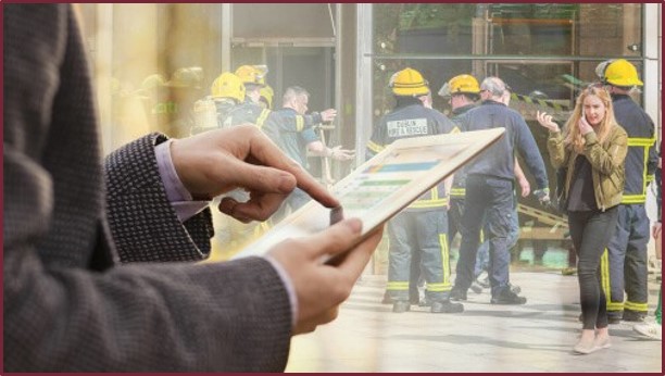تدريب الإخلاء الطارئ